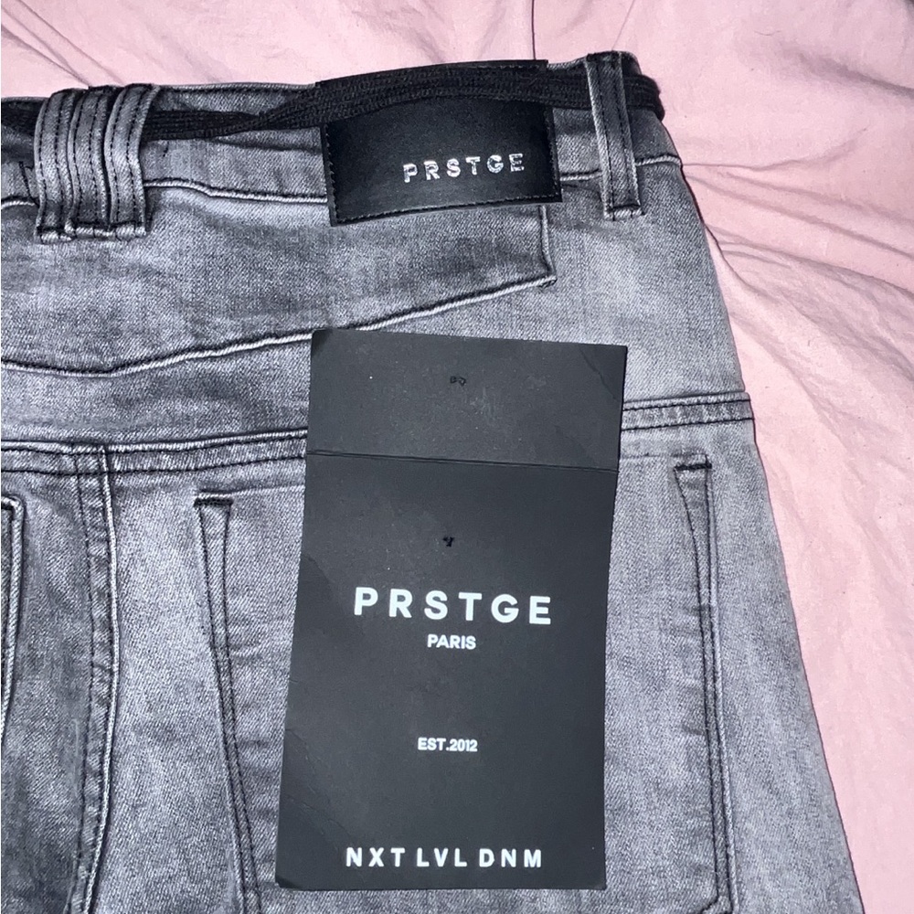 PRSTGE “Smoked grey” Denim Jeans Men’s Size 28 Skinny Fit long